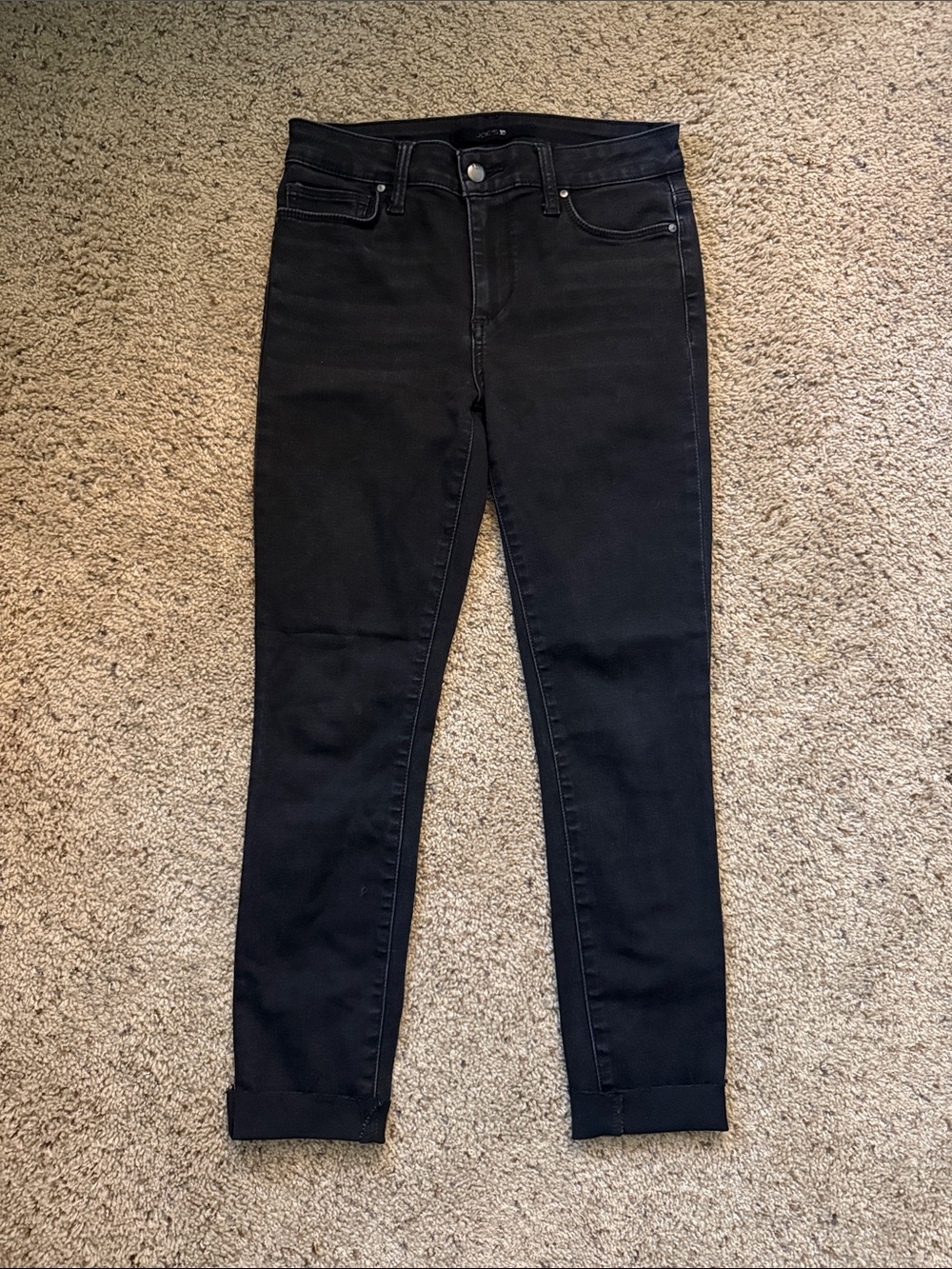 Joe's Jeans Black Skinny High-Rise Jeans